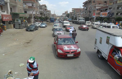 الشرقية.. مسيرات سيارات لدعم د. مرسي