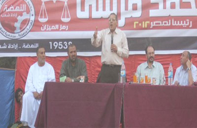 مسيرات ومؤتمرات حاشدة بالغربية لتأييد "مرسي"