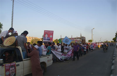 مؤتمرات ومسيرات دعمًا لمرسي بالإسماعيلية