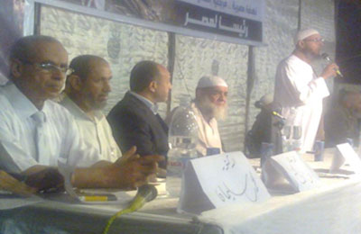 مؤتمر حاشد لدعم "مرسي" بكفر الشيخ