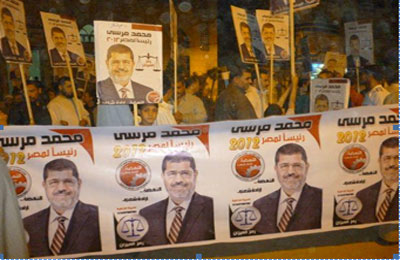 الشرقية.. جولة تأييد لمرسي بمنيا القمح