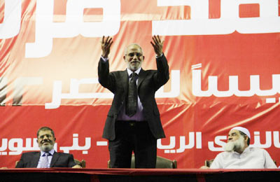 المرشد العام: مرسي خير الرجال ولم يطلب الرئاسة