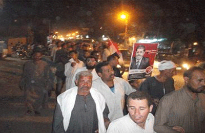 مسيرات وجولات لدعم مشروع النهضة بالفيوم