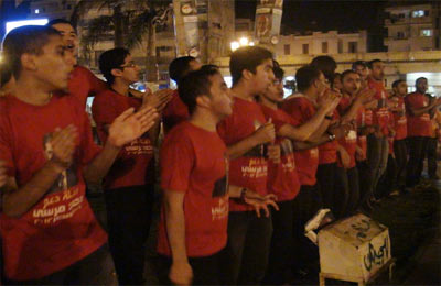 ألتراس "نهضاوي بالبحيرة" يدشِّن أولى فعالياته لدعم د. مرسي بدمنهور