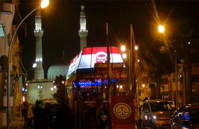 استقبال حافل لـ"قطار النهضة" برأس البر