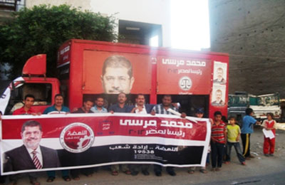 البحيرة.. نشاط مكثف بدمنهور لدعم د. مرسي
