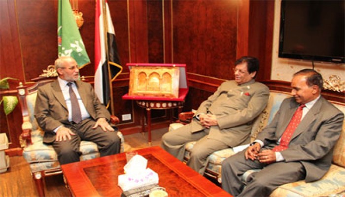 المرشد العام يستقبل وزير خارجية الهند