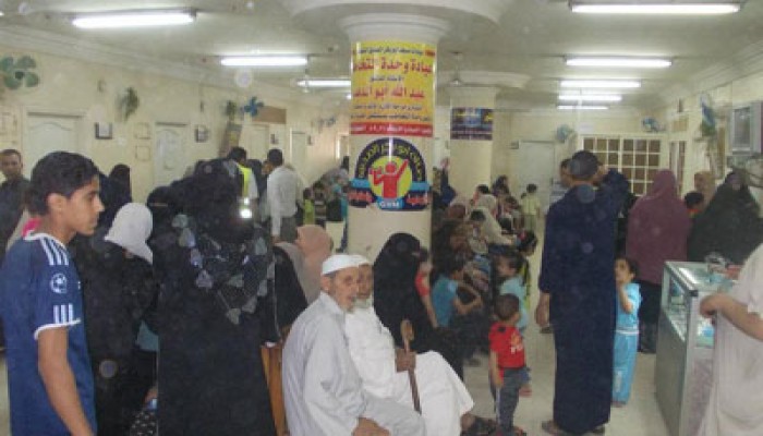 500 مستفيد من قافلة الحرية والعدالة بشبرا شرق