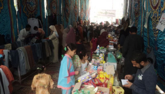 معرض خيري للحرية والعدالة بكفر شكر