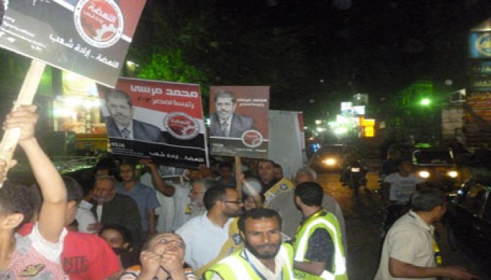 القليوبية.. مسيرة حاشدة بـ"الخصوص" لدعم مرسي ومشروع النهضة