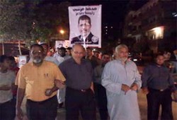 مسيرة حاشدة بالقليوبية لدعم مرسي رئيسًا