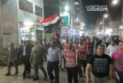 4 مسيرات لدعم د. مرسي في أسيوط