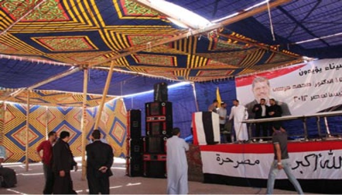 بئر العبد تستعد لاستقبال الدكتور مرسي