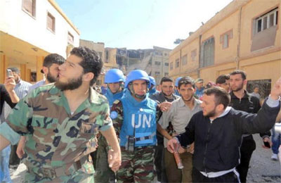 22 شهيدًا بسوريا وتواصل زيارات المراقبين