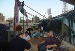 استعدادات مكثفة بإستاد المنصورة لاستقبال د. مرسي