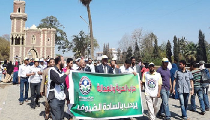 الحرية والعدالة بالقناطر الخيرية ينظم "يوم خدمة" في شم النسيم