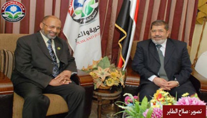 "الحرية والعدالة" يستقبل سفير جزر القمر بالقاهرة