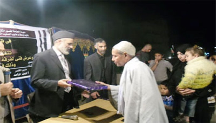 "الحرية والعدالة" يكرم أسرة شهيد ديروط