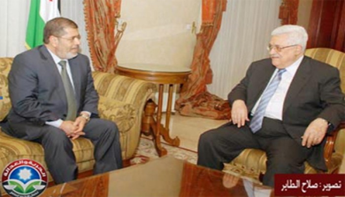 رئيس حزب الحرية والعدالة يلتقي أبو مازن