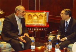 المرشد العام يستقبل سفير الصين بالقاهرة