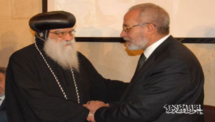 رسالة تهنئة من فضيلة المرشد العام إلى صاحب الغبطة الأنبا باخوميوس