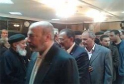 الحرية والعدالة ببورسعيد يقدم واجب العزاء للأقباط