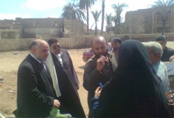 النائب مصطفى عبد الخالق يرعى حملة بيطرية ببني مزار