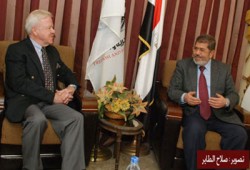 "الحرية والعدالة" يستقبل سفير الدانمارك