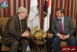 د. مرسي يستقبل سفير المغرب بالقاهرة