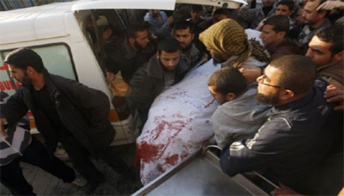 ارتفاع عدد شهداء القصف الصهيوني على غزة إلى 14