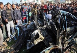 استشهاد فلسطينيين بينهما أسير محرر في قصف لغزة