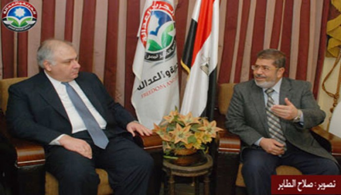 د. مرسي يستقبل سفيري فلسطين واليونان بالقاهرة