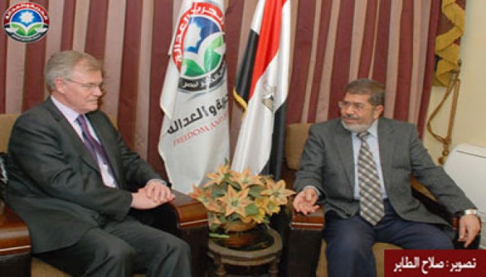 "الحرية والعدالة" يستقبل سفير الاتحاد الأوروبي