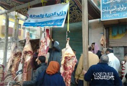 "الحرية والعدالة" يقيم منافذ لبيع اللحوم بالمنيا