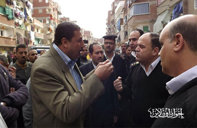 الأمن يلاحق البلطجية مهاجمي السوق الخيري بالإسكندرية