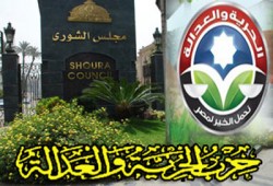 106 مقاعد للحرية والعدالة في مجلس الشورى