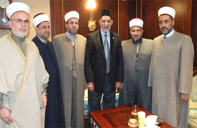 المرشد العام يستقبل رئيس المحكمة العليا الشرعية بغزة