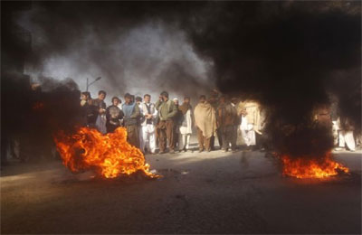 مظاهرات بأفغانستان احتجاجًا على حرق المصحف