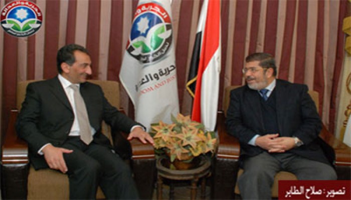 "الحرية والعدالة" يستقبل سفير العراق بالقاهرة