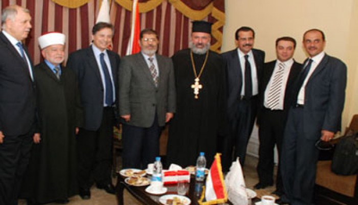 الحرية والعدالة يستقبل وفد المؤتمر الوطني الشعبي للقدس