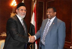 المرشد العام يستقبل السفير السوداني بالقاهرة