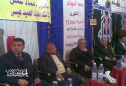 مؤتمر حاشد بدكرنس لقائمة "الحرية والعدالة" بالشورى