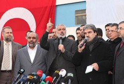 إسماعيل هنية: دماء شهداء أسطول الحرية انتصرت على الحصار