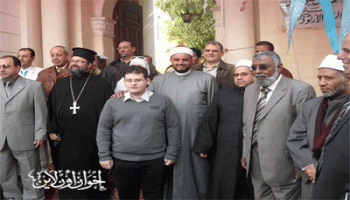 نواب "الحرية والعدالة" بدمياط يهنئون الكنيسة بأعياد الميلاد