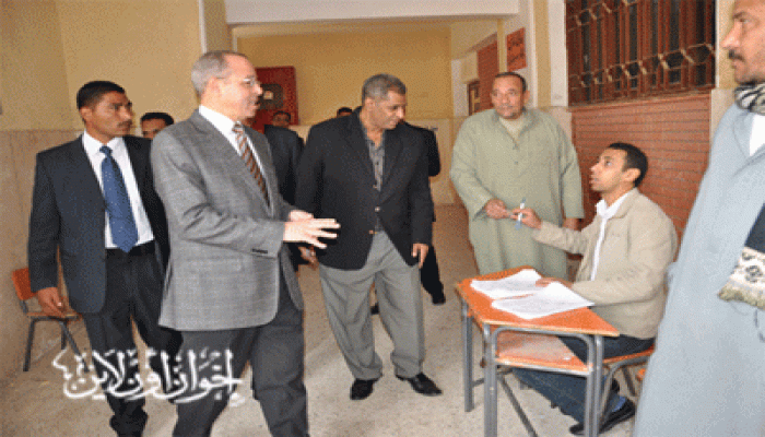 محافظ بني سويف يحث المواطنين على التصويت