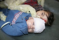 استشهاد 19 طفلاً بغزة بسبب الغارات الصهيونية في 2011