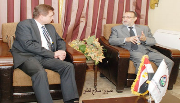 الحرية والعدالة يستقبل السفير البولندي بالقاهرة