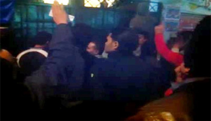 الشرطة العسكرية تتصدى لمثيري شغب يحاولون اقتحام اللجان