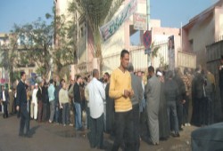استمرار طوابير الناخبين في لجان الفيوم