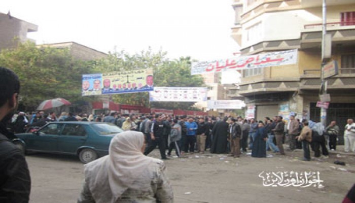 نقص في عدد القضاة بعين شمس وهتافات ضد لجنة الانتخابات